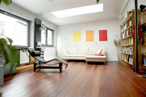 Loft Innenausbau Wohnzimmer