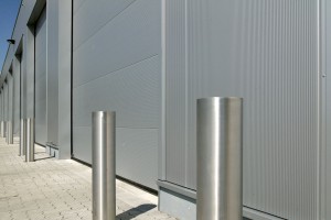 Detail: Pfeiler Logistiktrakt